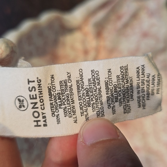 Honest Baby Bunny Lovey - Security Blanket - Picture 3 of 4